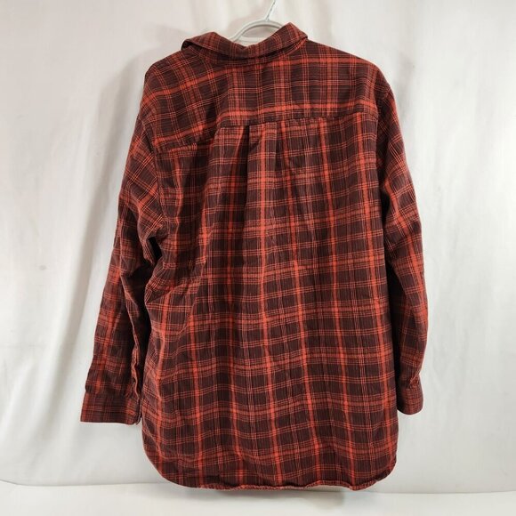 The North Face Womens Red Plaid Button Up Shirt Size XL - Picture 6 of 9